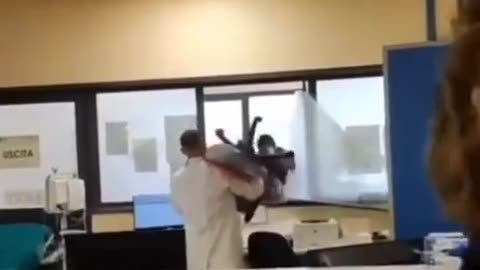 A North African invader refuses to wait his turn, so he destroys the Vigevano hospital