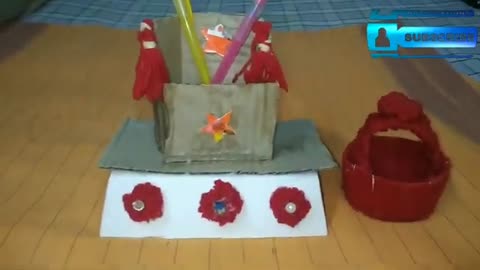 Pen stand handmade