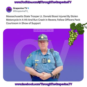 State Trooper Lt. Donald Bossi Injured By Stolen Motorcycle In A Hit And Run Crash In Revere