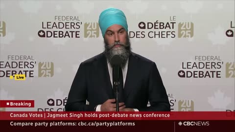 Jagmeet Singh refuses to answer reporter's question!