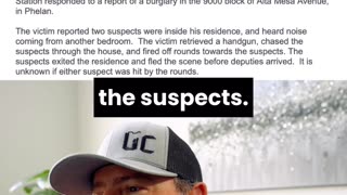Shots Fired as California Man Defends Home From Midnight Break-In, Forcing Burglars to Flee