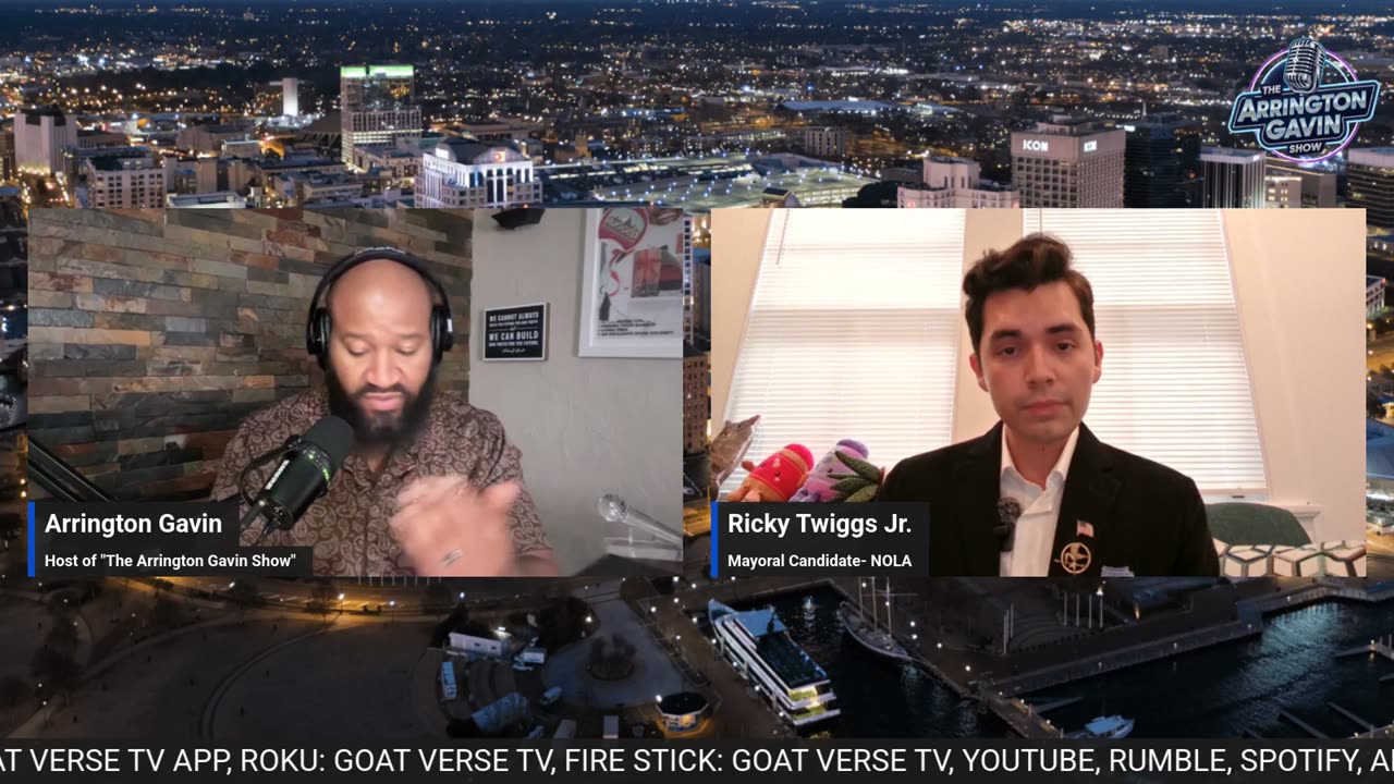 The Arrington Gavin Show "THE POLITICAL MACHINE MUST END"