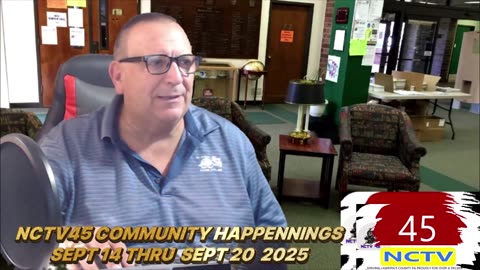 NCTV45 COMMUNITY HAPPENINGS SEPT 14 THRU SEPT 20 2025