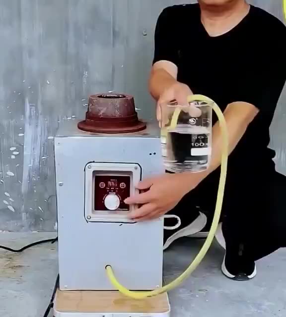 THE STOVE THAT BURNS WATER