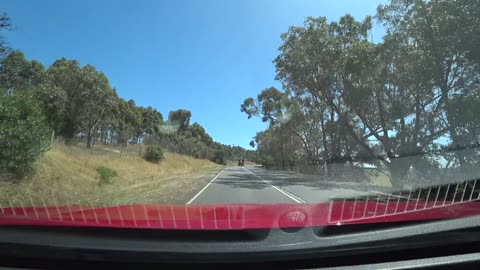 Country Road/ Rokewood Shelford Road. Victoria Australia