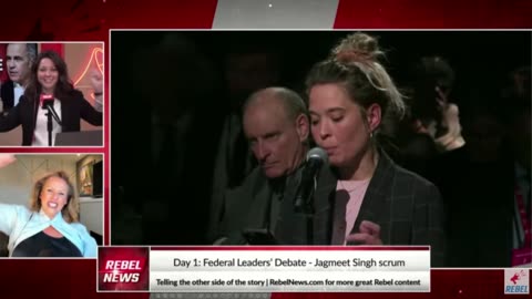 Jagmeet Singh refuses to answer Alexa Lavoie's question at Leaders' Debate