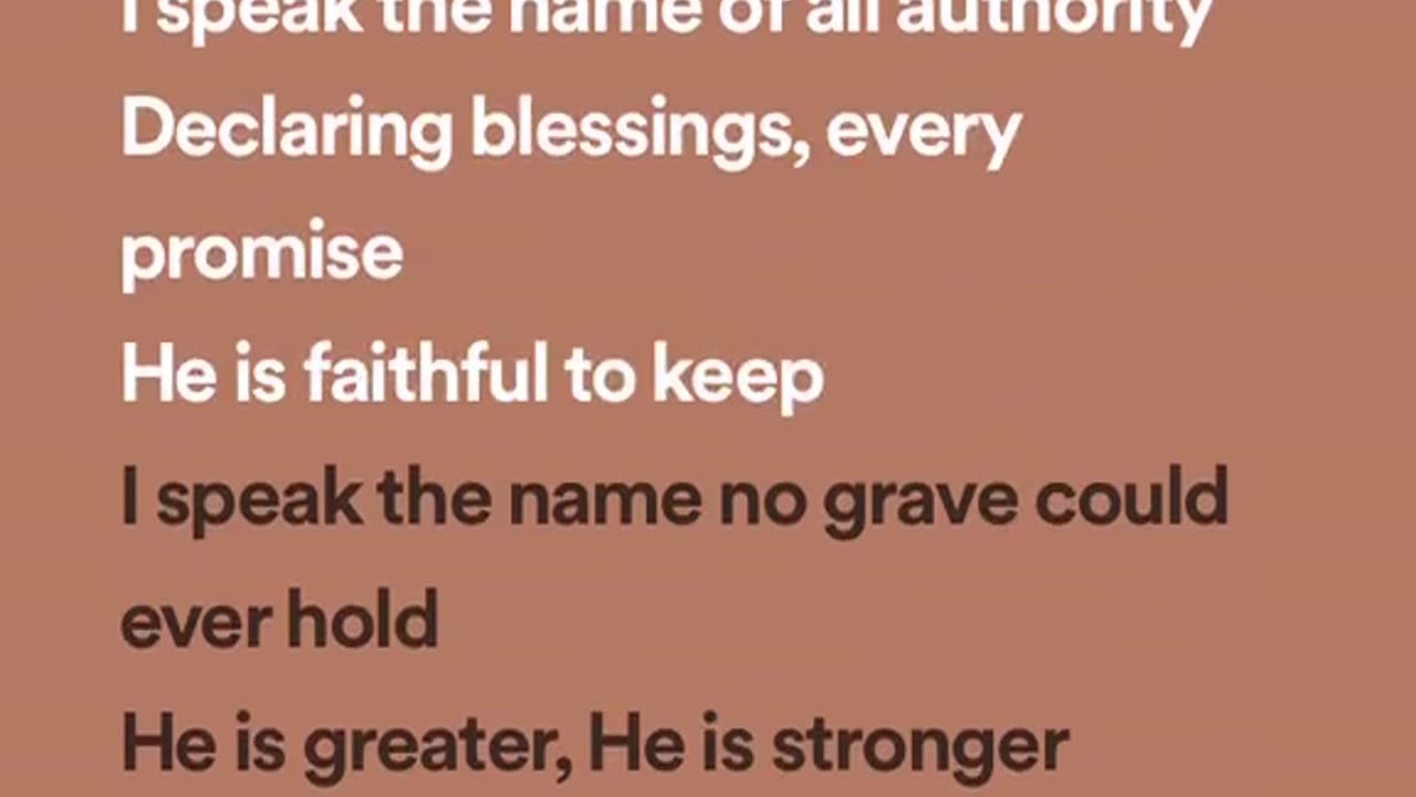 Katy Nichole - In Jesus Name (God Of Possible) - Lyrics