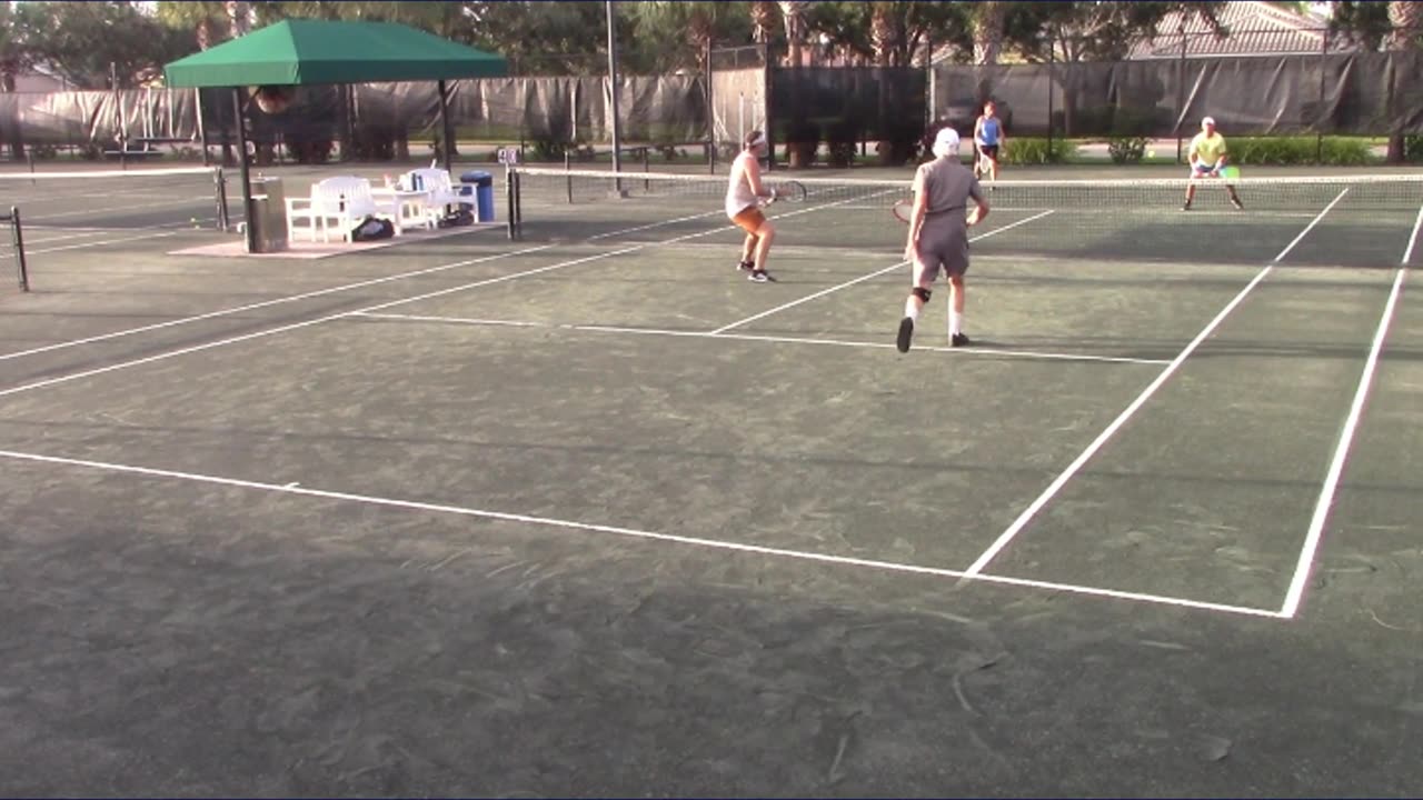 TAKING CHARGE AT THE NET!