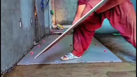 Perfect Tile Fixing on Floor | StoneMaster On-Site Work