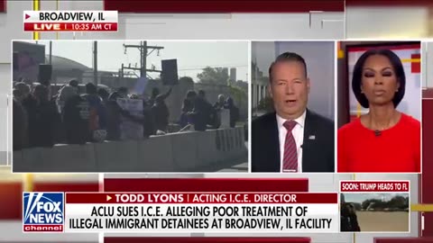BREAKING_ Anti-ICE protesters gather at facility near Chicago