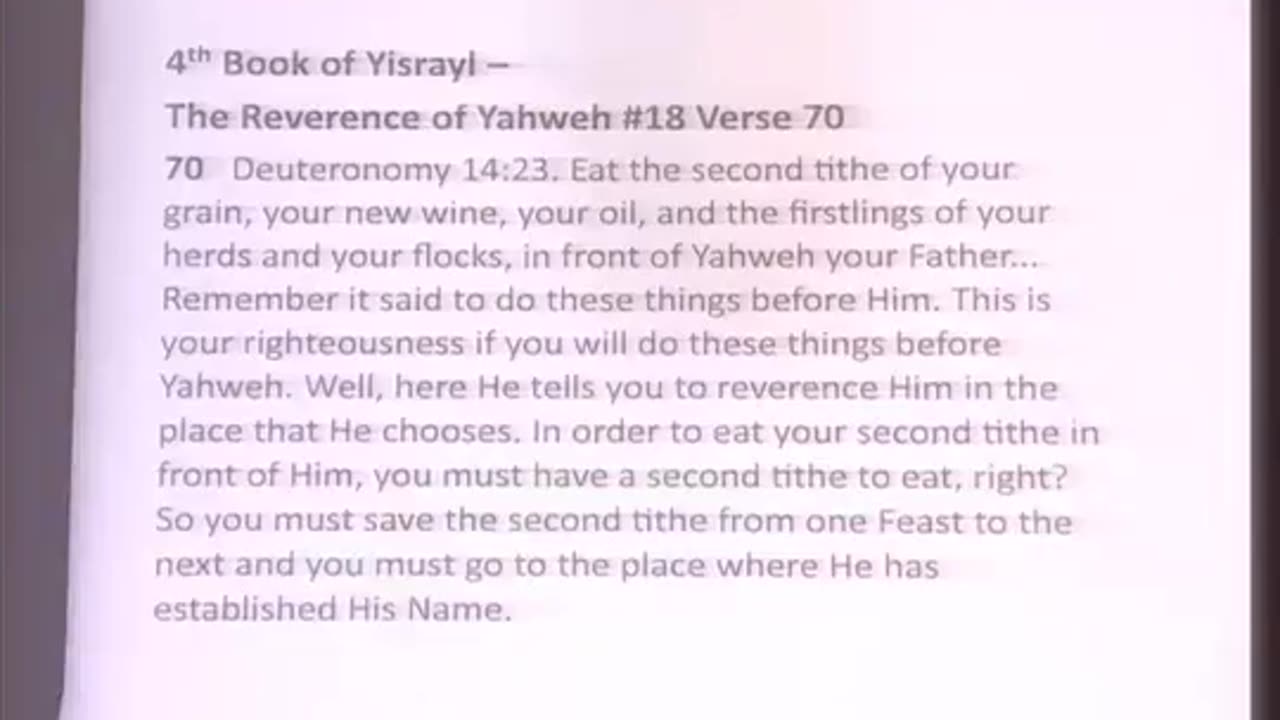 House of Yahweh Sabbath Services 8/23/2025