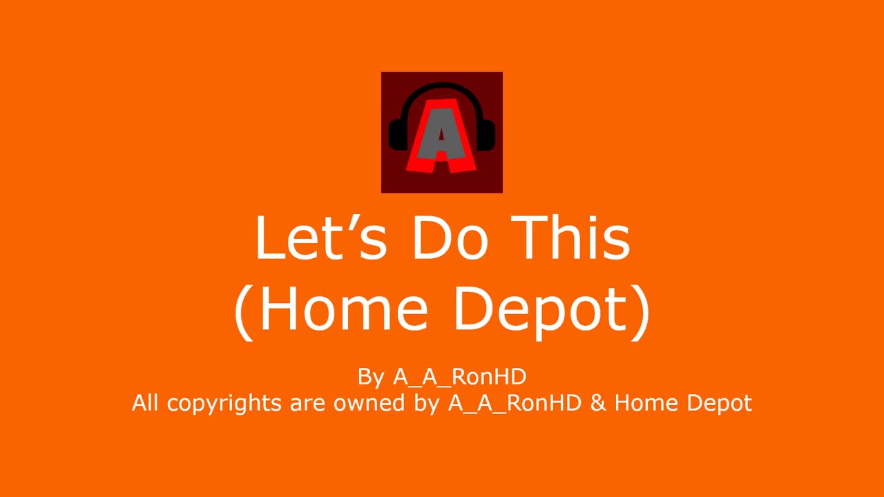 Let’s Do This (Home Depot)
