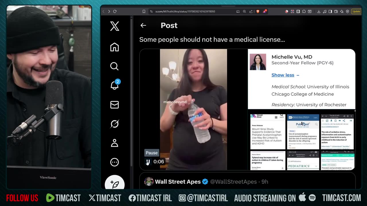 Pregnant Libs Down Tylenol To Mock Trump, Tylenol Says STOP | Tim Pool