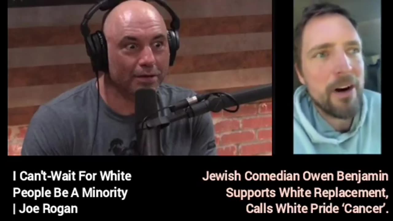 Joe Rogan: I Can't-Wait For White People Be A Minority ⧸ Owen Benjamin: White Pride is ‘Cancer’.