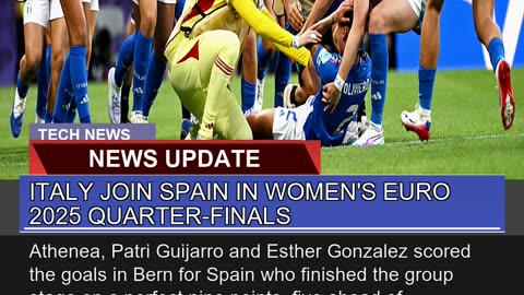 Italy Join Spain in Womens Euro Quarterfina