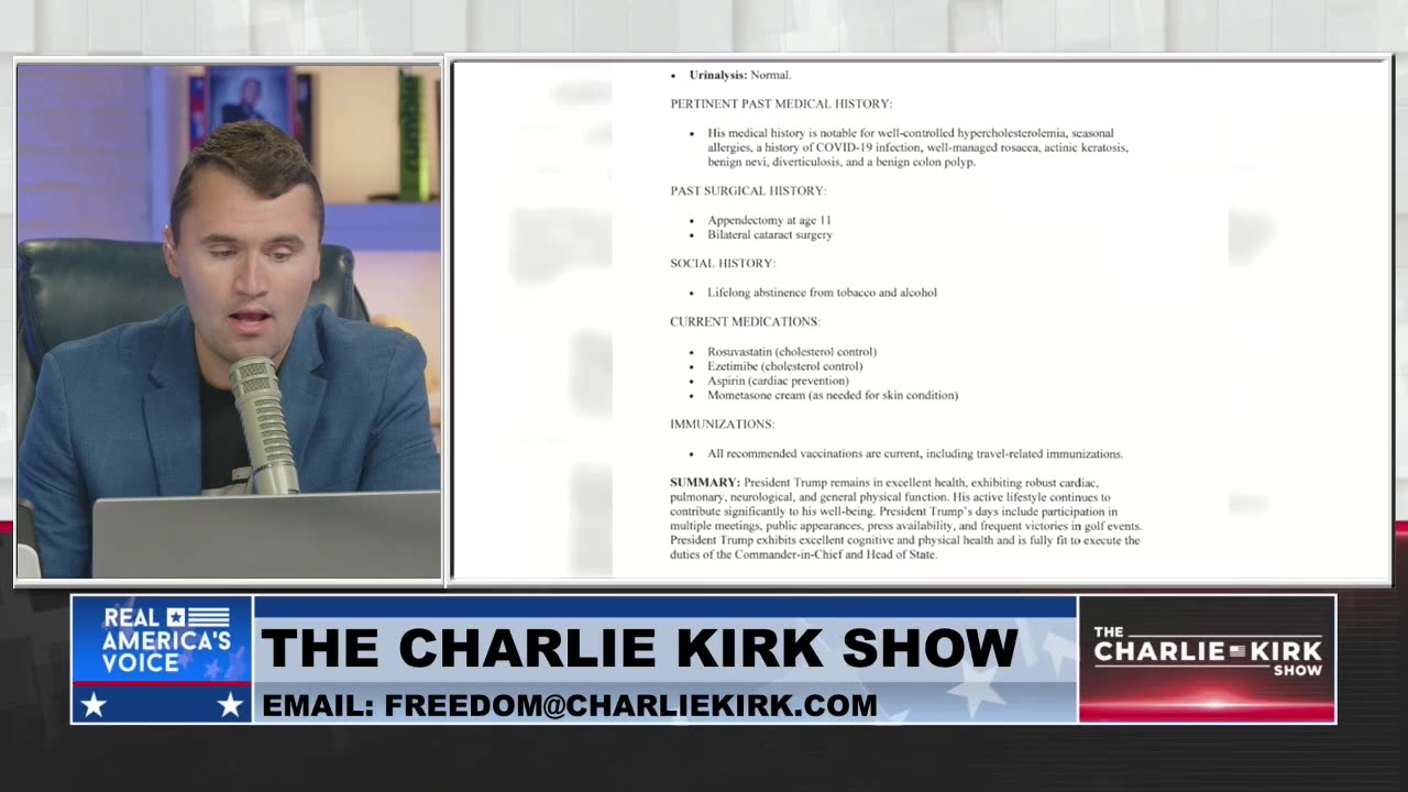 What's the Secret to Trump's Excellent Health?