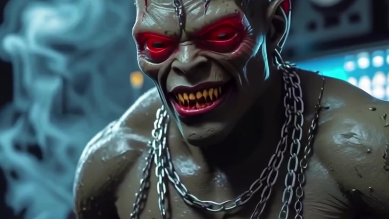 Leonardo_Phoenix_10_A_muddy_humanoid_creature_with_glowing_red_2.mp4