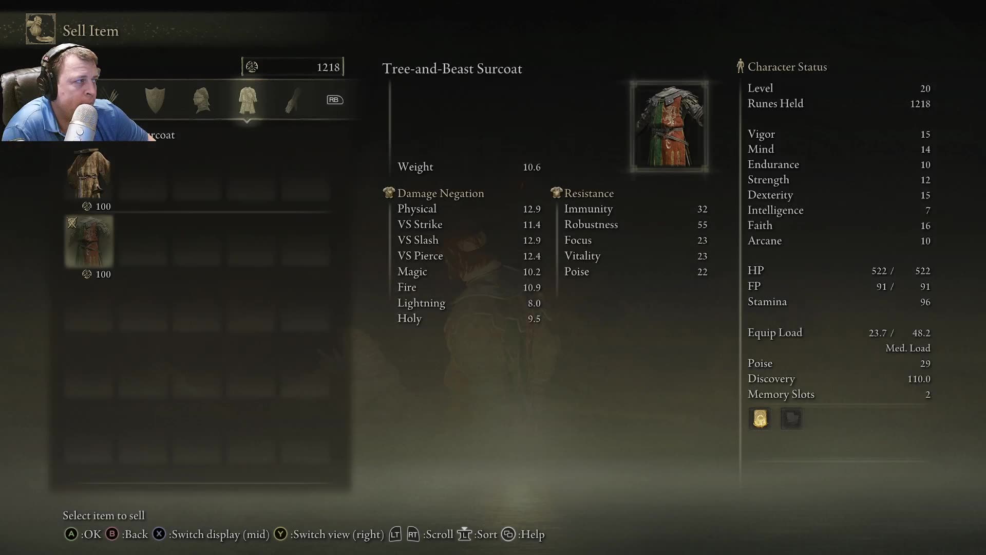 Elden Ring, Starting over, testing stutering fix (PT 1)