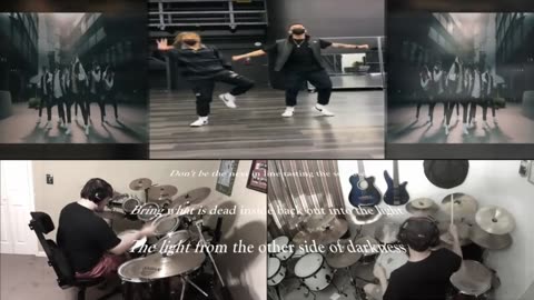 Decyfer Down ~ Other Side of Darkness [ Drum Cover ] [ Lyric ] Remix 1c Christcore PC