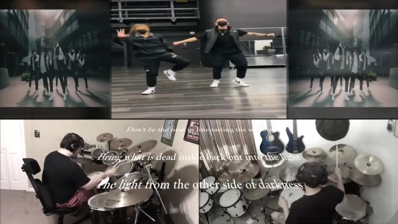 Decyfer Down ~ Other Side of Darkness [ Drum Cover ] [ Lyric ] Remix 1c Christcore PC