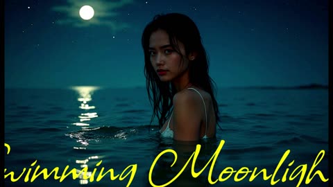 Electronic Music.Song Swimming in the Moonlight.