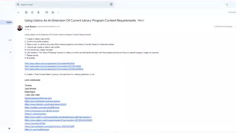 Using Udemy As An Extension Of Current Library Program Content Requirements