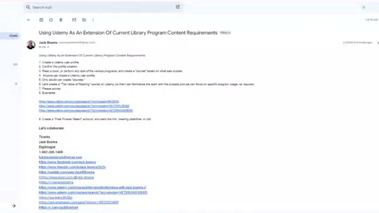 Using Udemy As An Extension Of Current Library Program Content Requirements