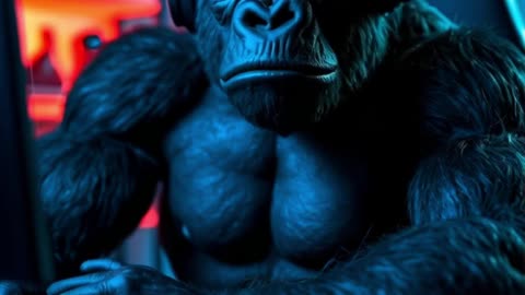 Real Strength Is Silence 🦍🌿 | Gorilla Wisdom Lo-Fi Vibes #Shorts