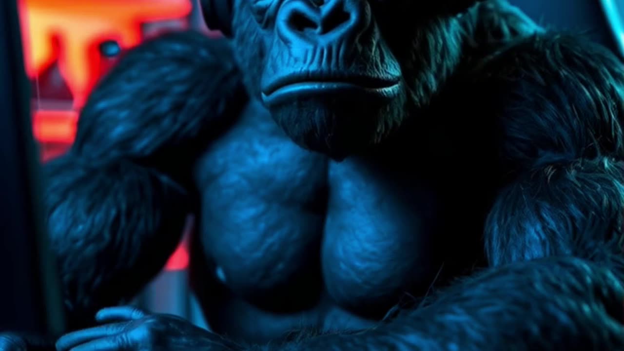 Real Strength Is Silence 🦍🌿 | Gorilla Wisdom Lo-Fi Vibes #Shorts