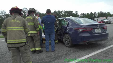 2 VEHICLE CRASH, 1 PERSON FLOWN, GOODRICH TEXAS, 05/16/25...