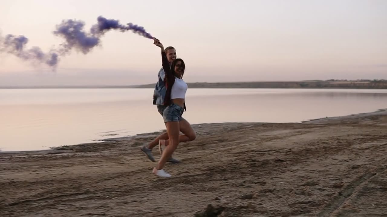 Couple, young, happy