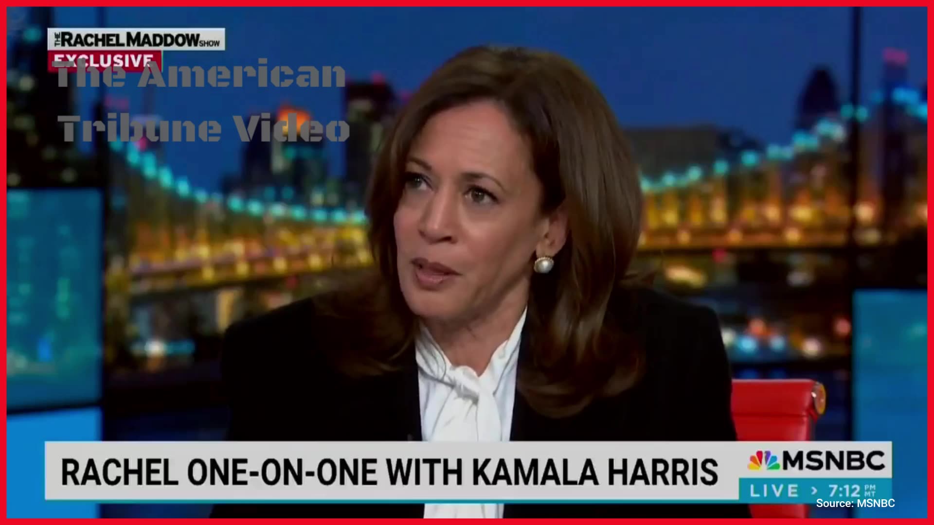 Kamala Harris Freaks Out in Wild Interview, Calls For Attack On “Communist Dictator” Trump
