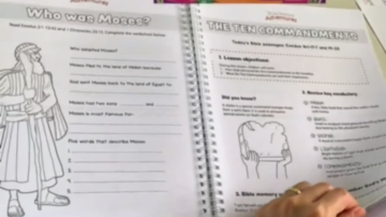The Exodus Activity Book