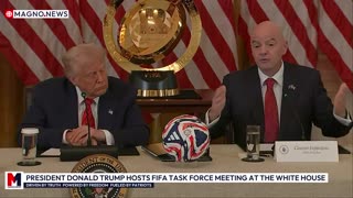 President Trump hosts FIFA Task Force Meeting at The White House ahead 2026 World Cup [LIVE]