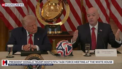 President Trump hosts FIFA Task Force Meeting at The White House ahead 2026 World Cup [LIVE]