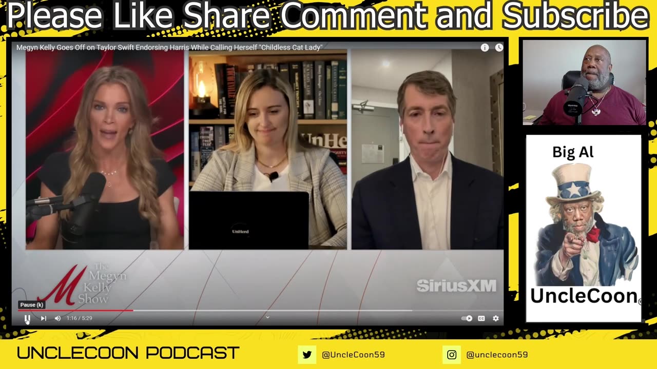 EP89 | MEGYN KELLY GOES OFF ON TAYLOR SWIFT ABOUT KAMALA HARRIS AND TIM WALZ!