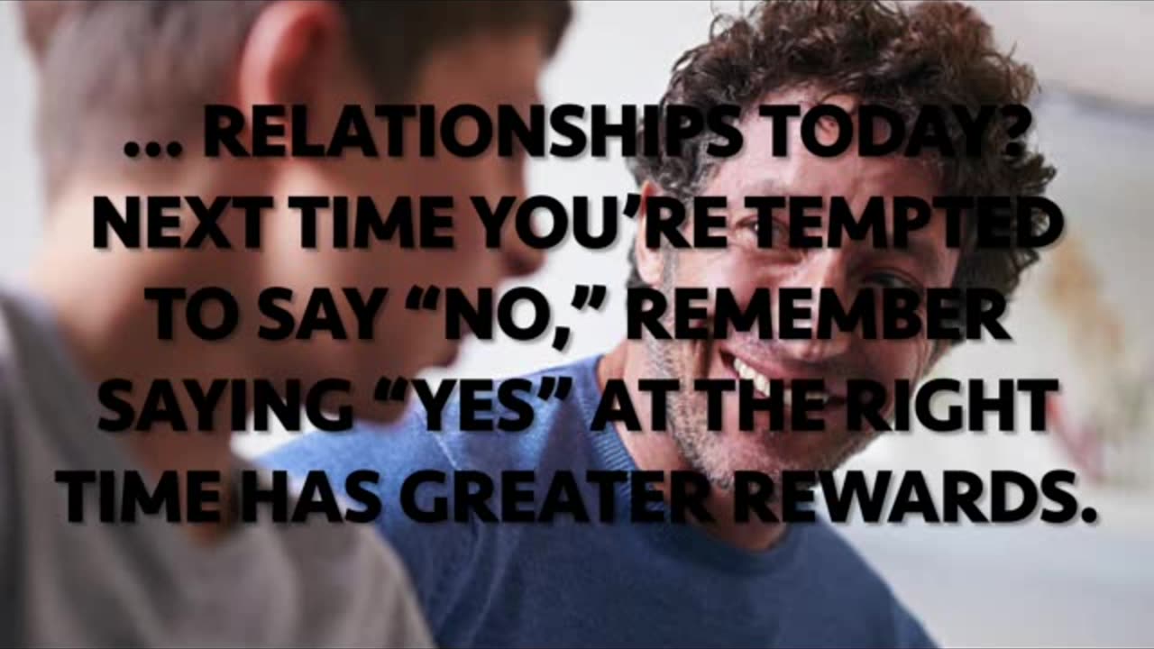 When to say "Yes!"