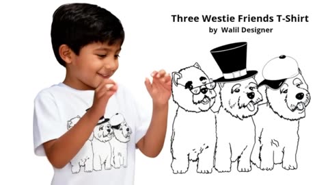 🐾 Three Westie Friends - The Perfect T-Shirt for Dog Lovers! 🐾