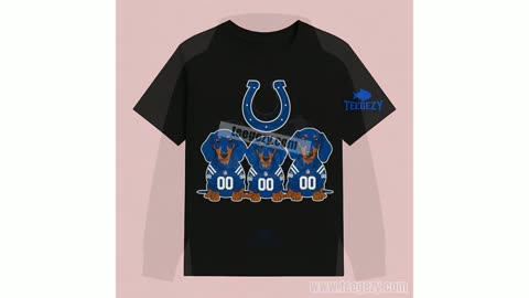 Indianapolis Colts Dachshund Dogs Unisex Shirt