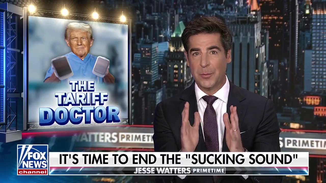 Jesse Watters · When the clock strikes midnight tonight, the battle begins.