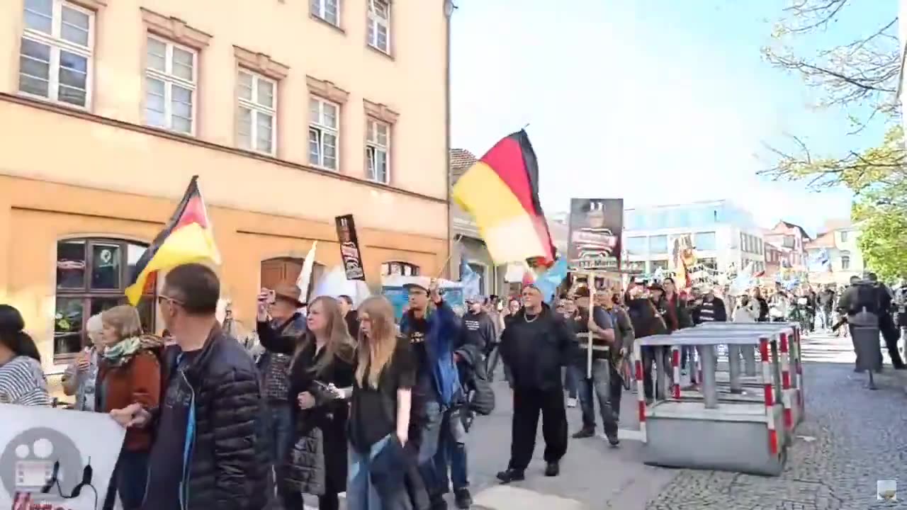 Thousands of Germans marched in Dortmund today demanding the return of their country!