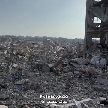 Massive destruction in the Al-Zaytoun neighborhood, the largest neighborhood in Gaza City