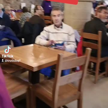 Public service in Durham Cathedral power station cafe