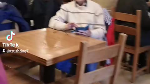 Public service in Durham Cathedral power station cafe