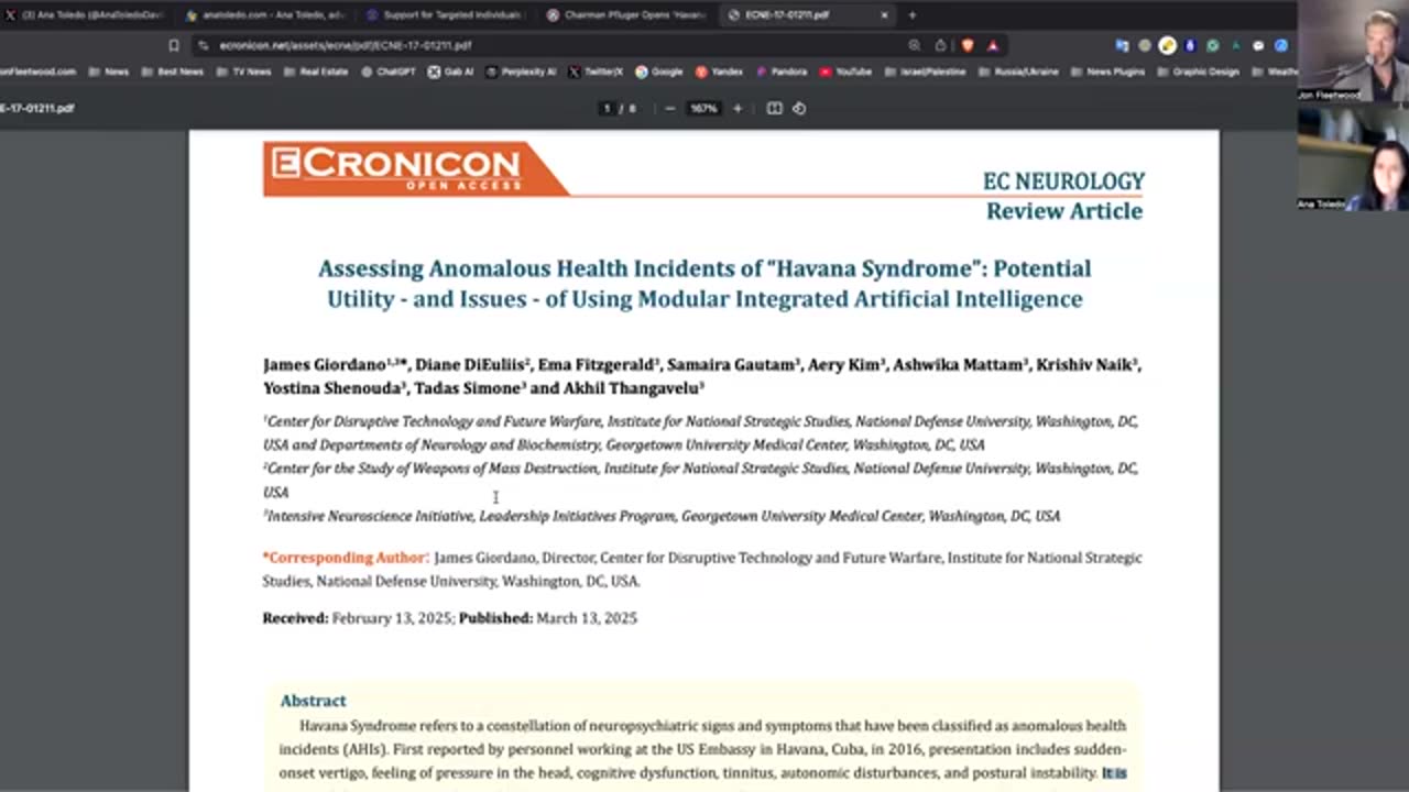 Is the US government weaponising cell towers and targeting civilians with directed energy?