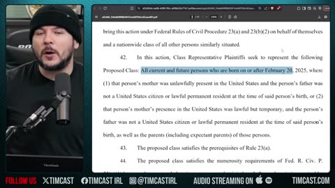 Abortion MAY BE BANNED After ACLU Sues Trump Over Birthright Citizenship Arguing UNBORN Have RIGHTS