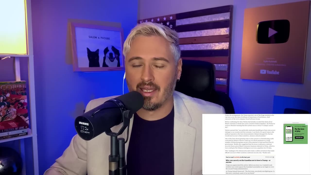 ELON ILLEGALLY RANSACKS FEDERAL AGENCIES _ The Kyle Kulinski Show