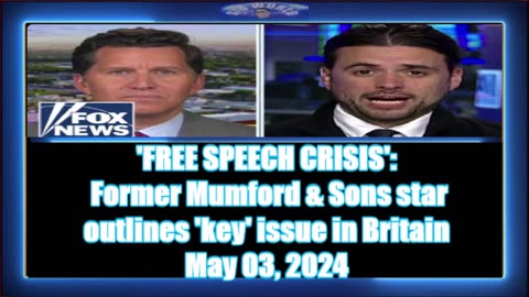 'FREE SPEECH CRISIS' Former Mumford & Sons star outlines 'key' issue in Britain
