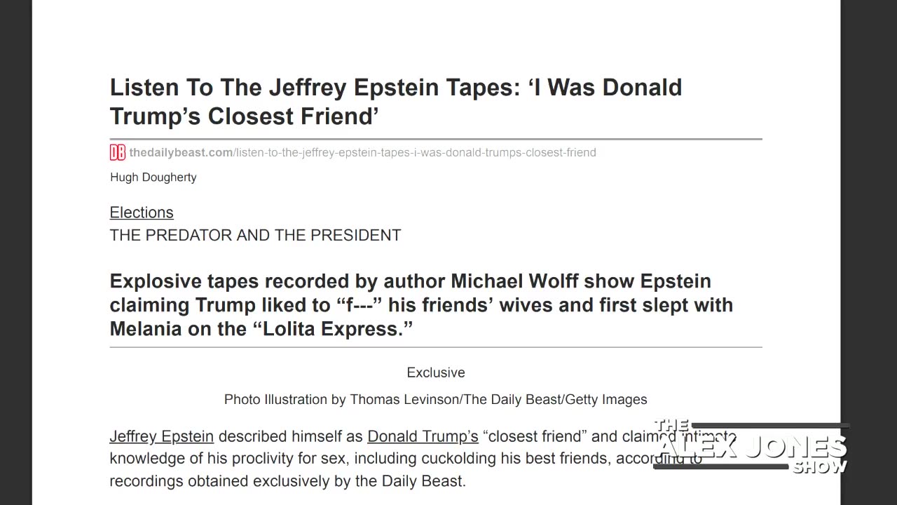 Elon Musk Says President Trump Is In The Epstein Files, Reason” It Hasn’t Been Made Public!