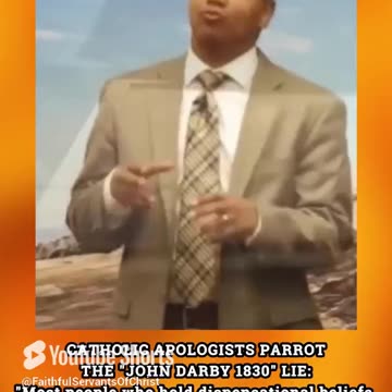 Andersonite New IFB Cultists Talk Like Dark Ages Catholics When Bashing Dispensationalism #shorts